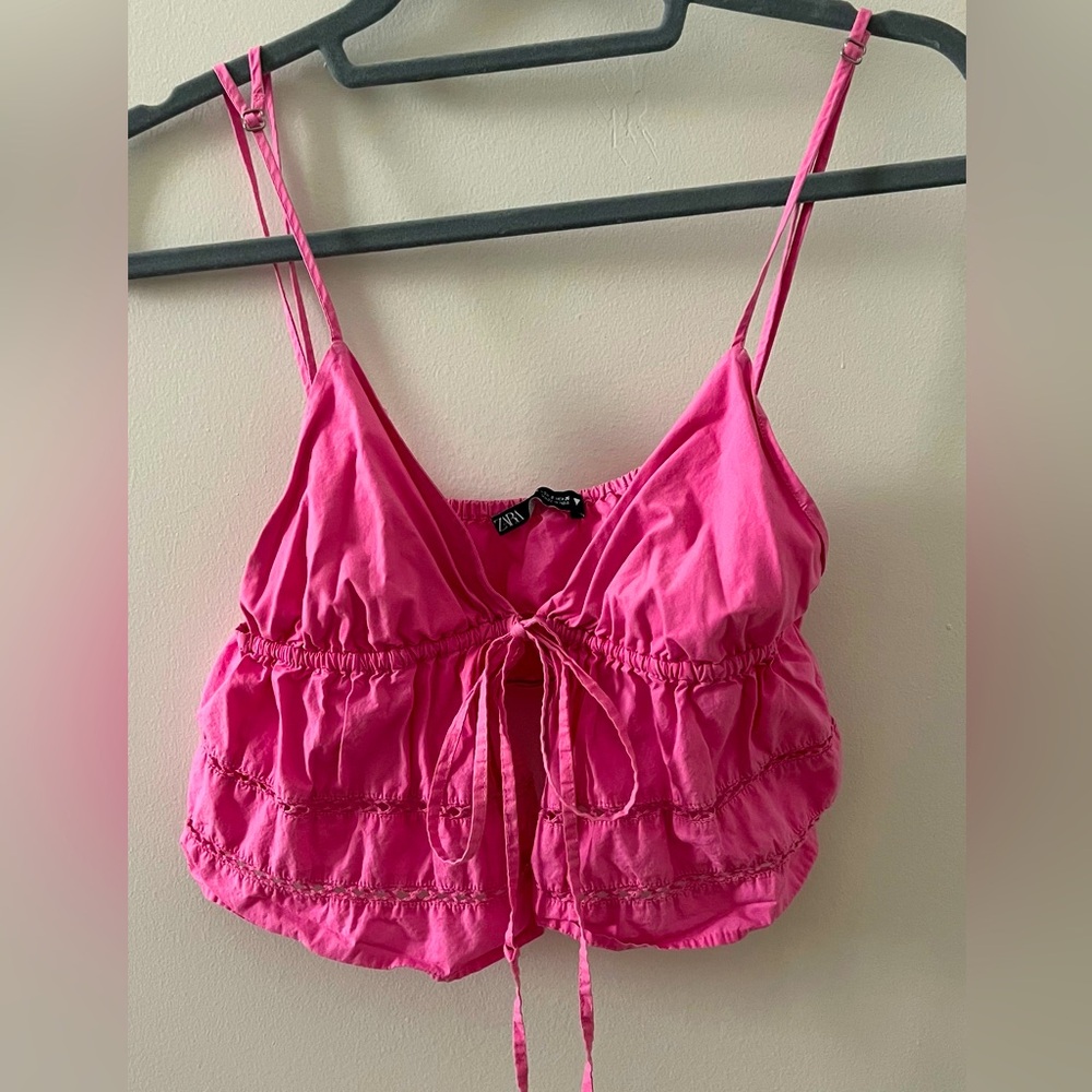 Pink tank top